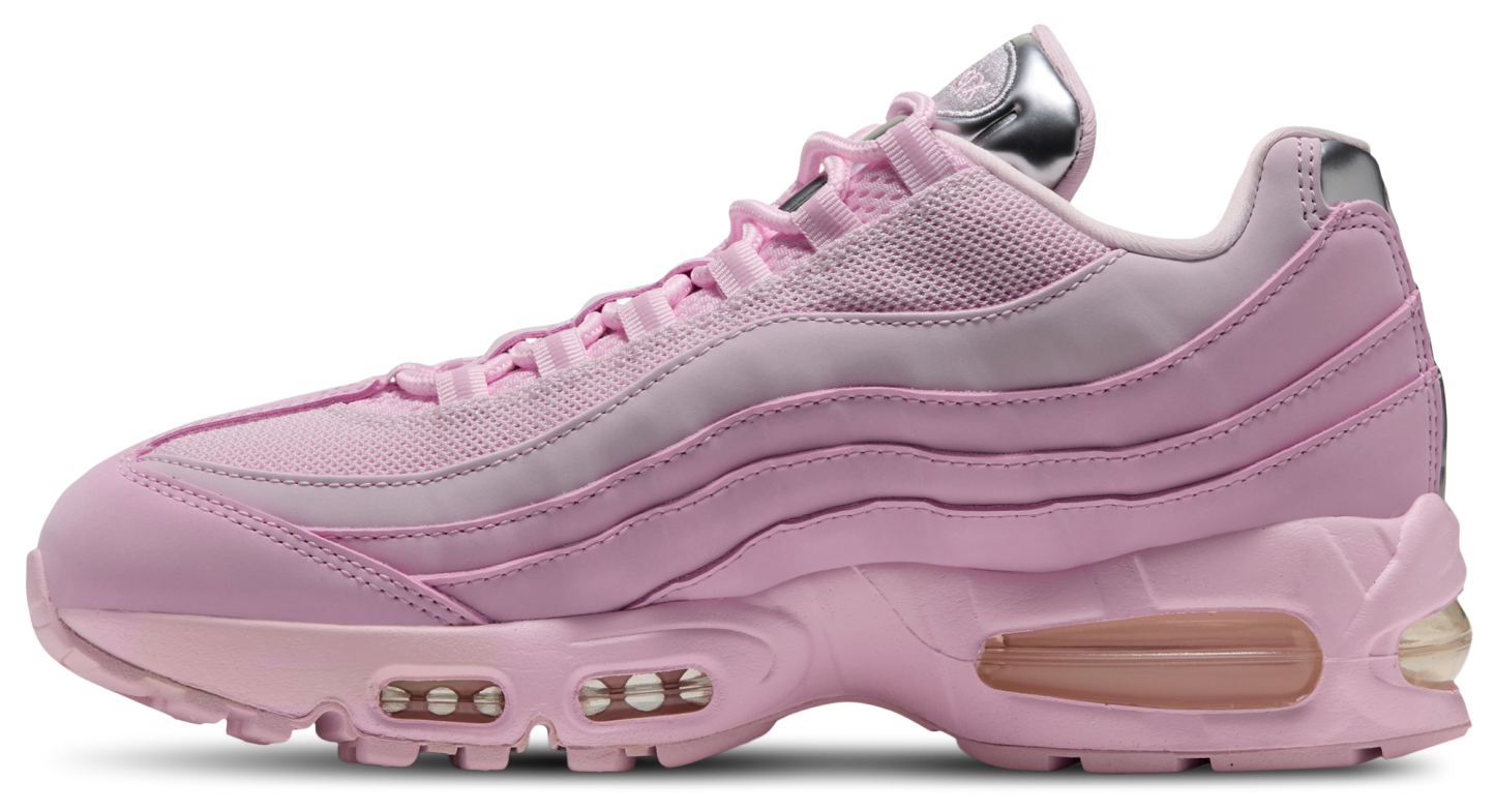 Nike Air Max 95 Chrome - Pink Foam/Metallic Silver - Image 2
