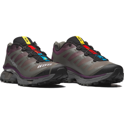 Salomon XT-4 OG - Black / Grape Leaf / Winter Bloom - View 3