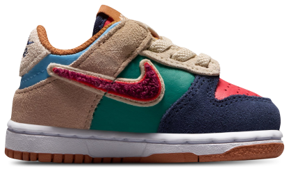 Nike Dunk Low 童款 - Red/Blue - Image 3