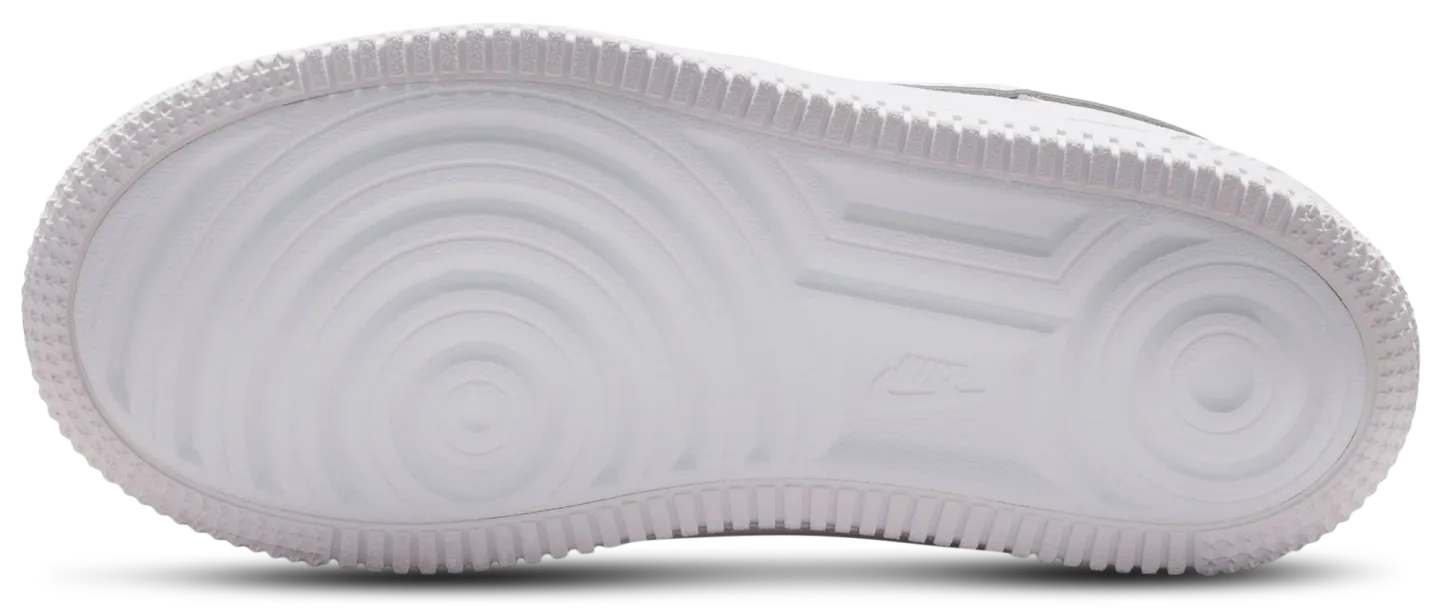 Nike Air Force 1 Low Lace 童款 - White/White - Image 5