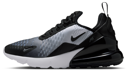 Nike Air Max 270 童款 - Black/Black/White - Image 2