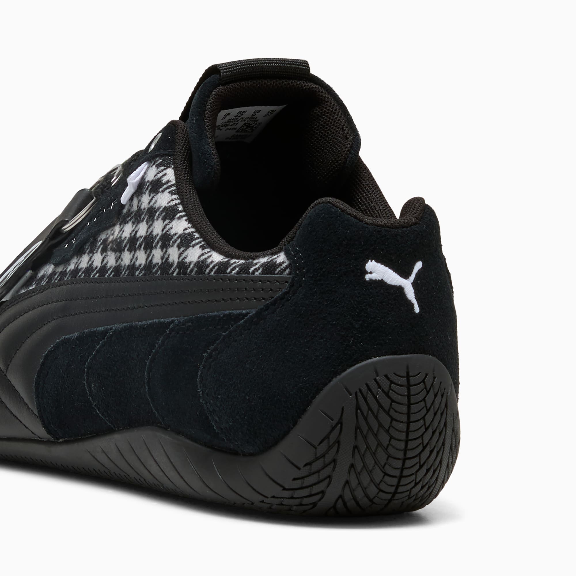 Porsche Legacy Speedcat Pepita Sneakers - PUMA Black-PUMA White - 5