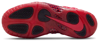 Nike Little Posite Pro 童款 - White/Picante Red/Grey Fog - Image 5
