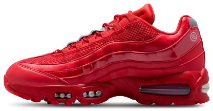 Nike Air Max 95 Big Bubble - Black/White/University Red - Image 2