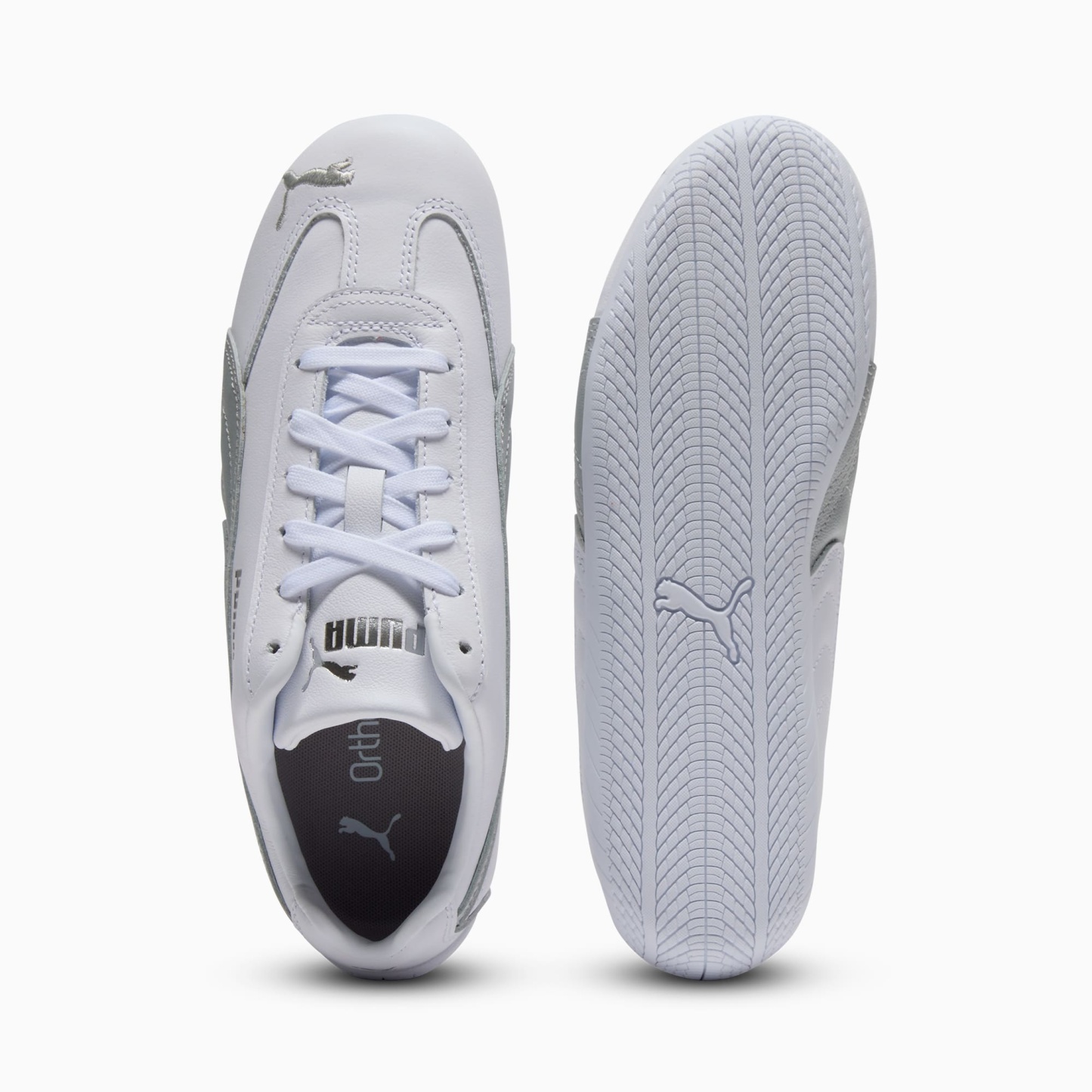 Speedcat Leather Women's Sneakers - PUMA White-PUMA Silver - 6