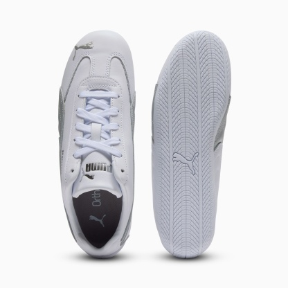 Speedcat Leather Women's Sneakers - PUMA White-PUMA Silver - 6