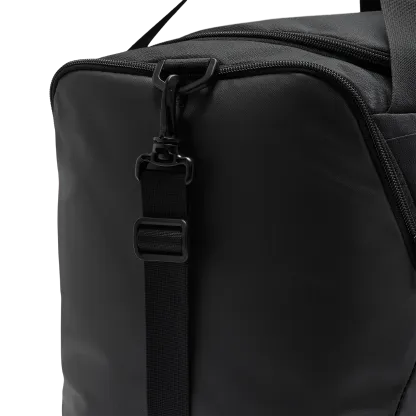 Nike Brasilia Small Duffel - Black/Black/White - Image 7