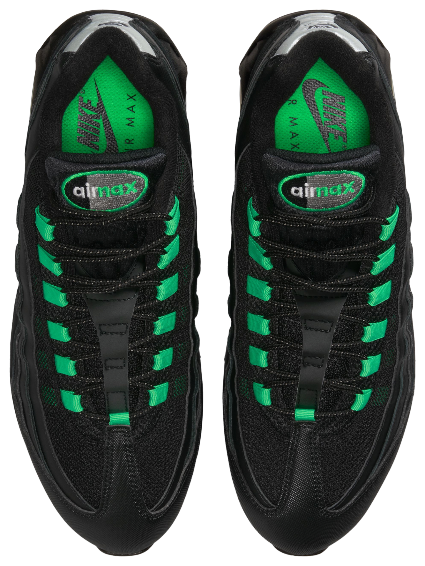 Nike Air Max 95 OG - Black/Green Shock - Image 4