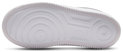 Nike Air Force 1 Low Lace 童款 - White/White - Image 5