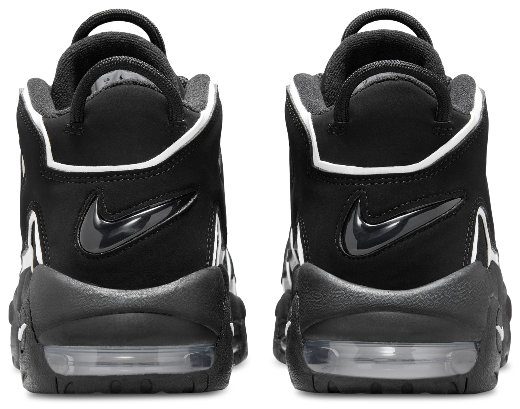 Nike Air More Uptempo '96 - Black/White - Image 3