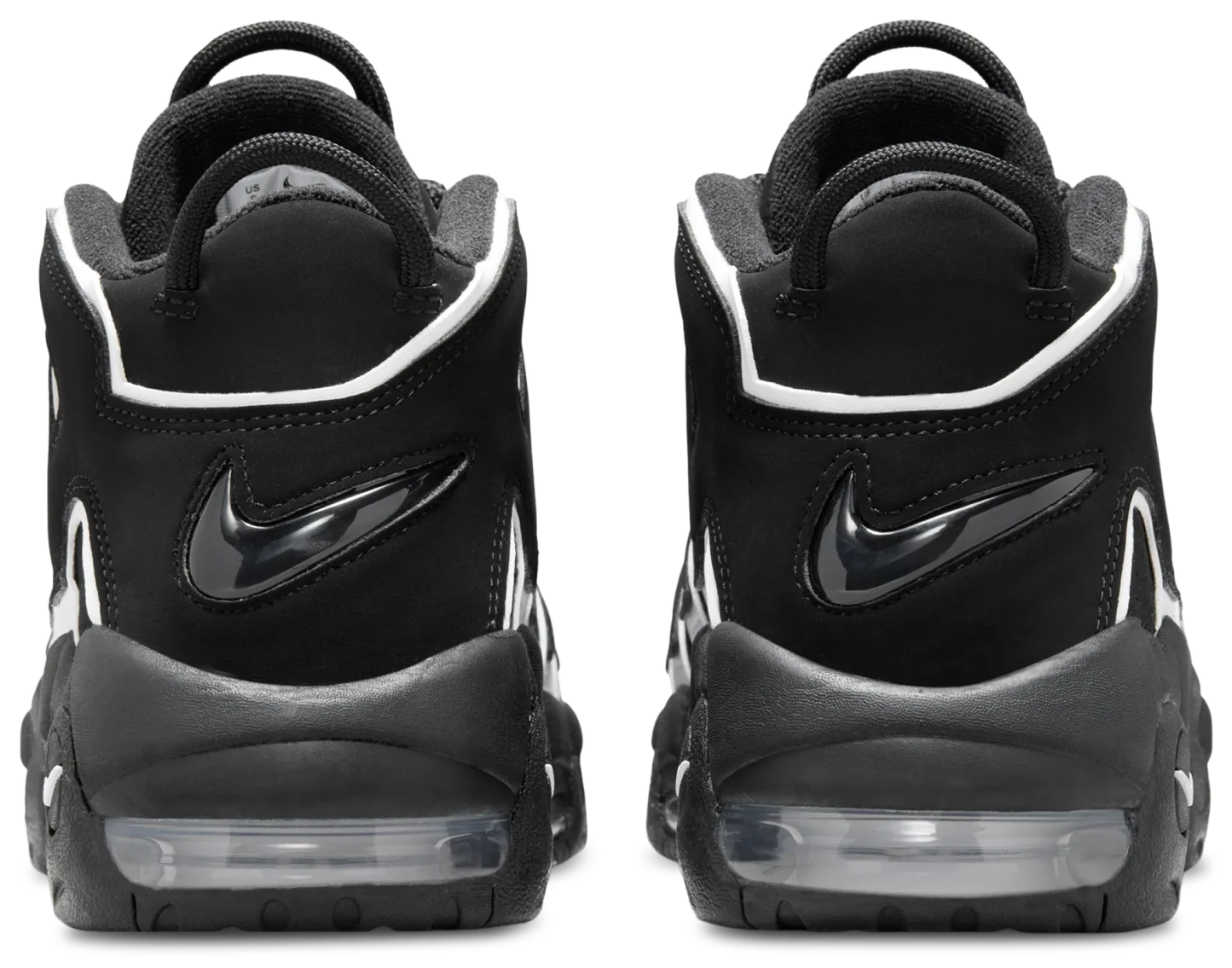 Nike Air More Uptempo '96 - Black/White - Image 3