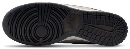 Nike Dunk Low Retro Premium - Medium Grey/Orange Peel/Black - Image 5