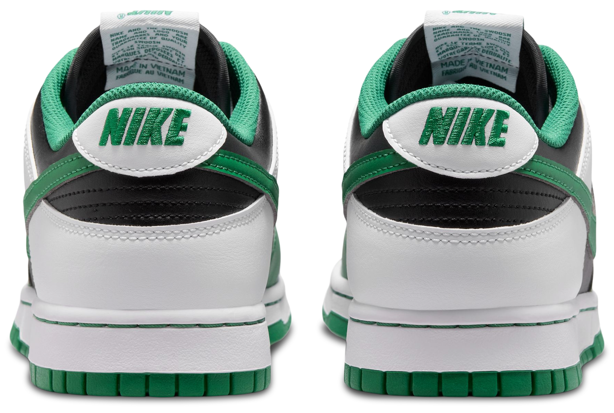 Nike Dunk Low Retro RIV - Black/Clover/White - Image 3