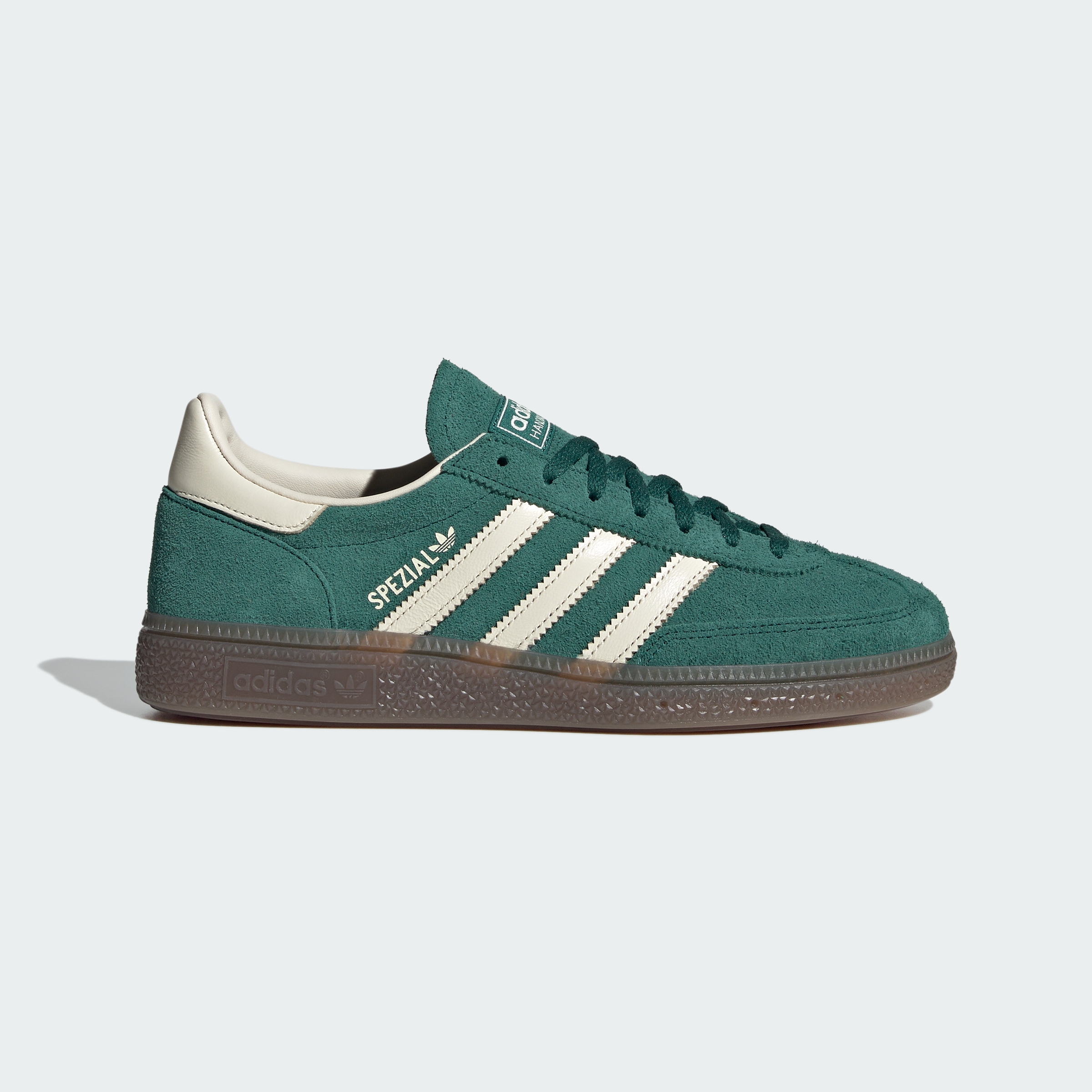 adidas HANDBALL SPEZIAL SHOES - Collegiate Green / Cream White / Gum - View 3