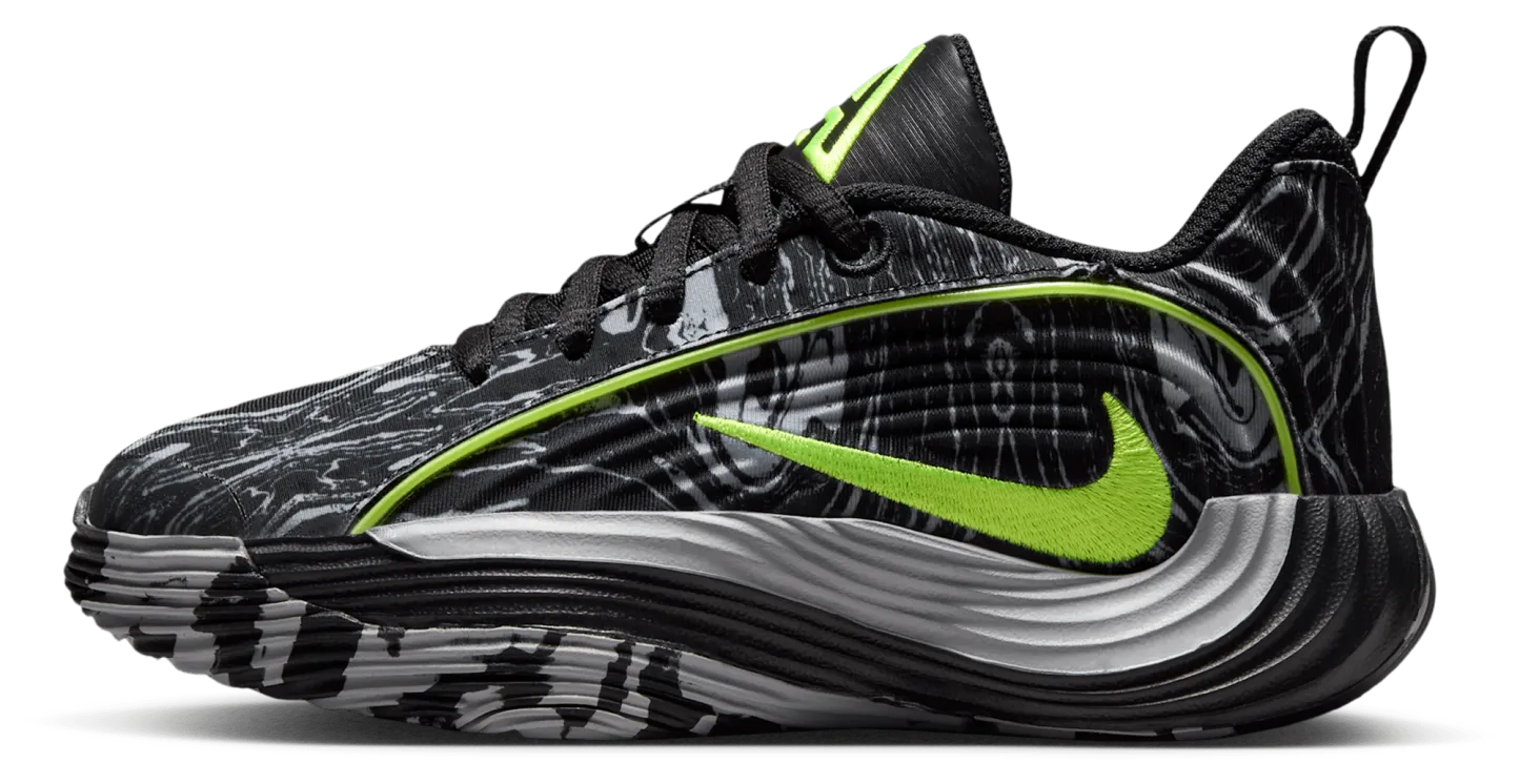 Nike Giannis Immortality 5 童款 - Black/Volt/Lt Smoke Grey - Image 2