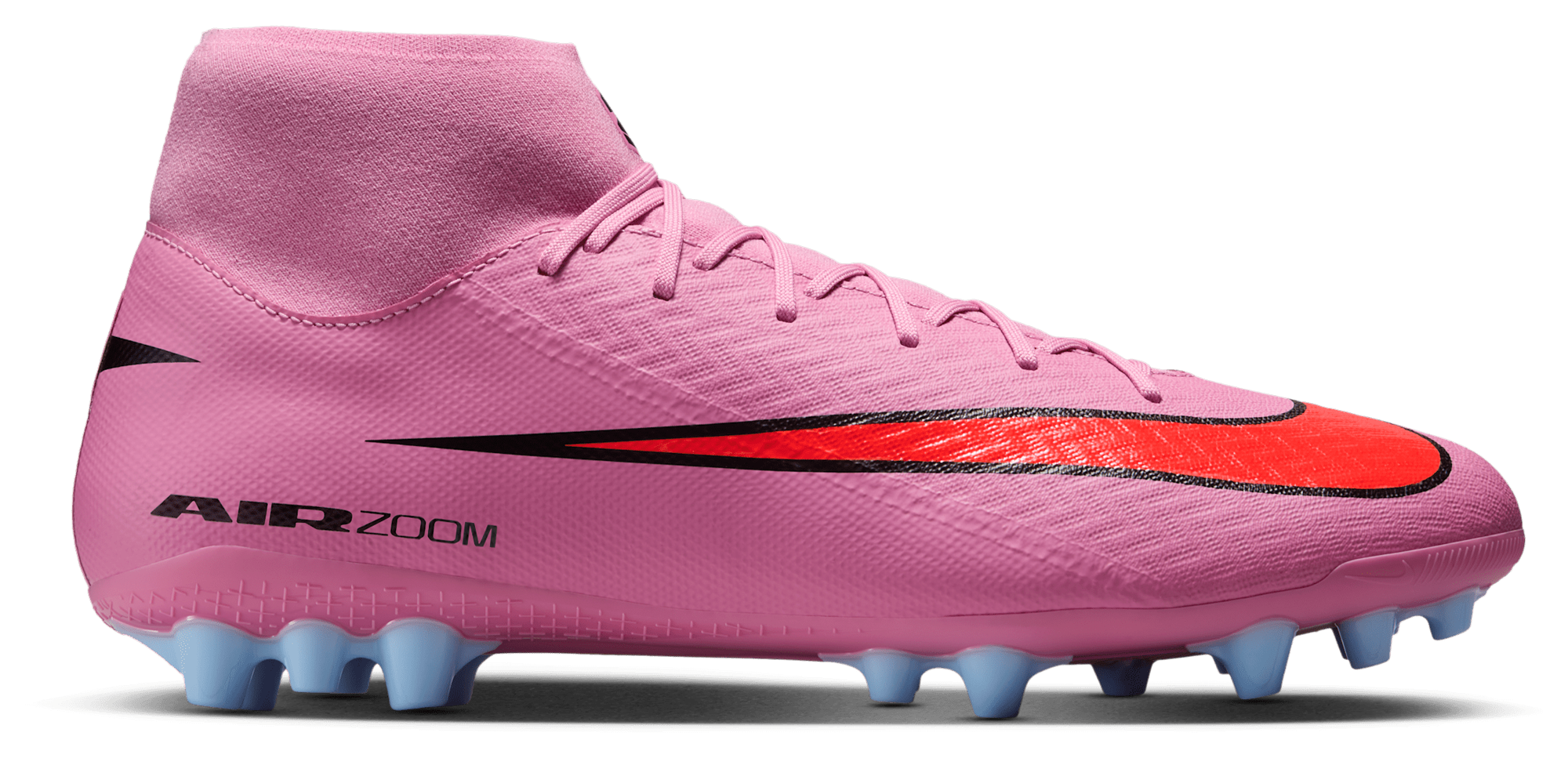 Nike Zm Superfly 10 Academy AG - Black/Magic Flamingo/Total Crimson - Image 1