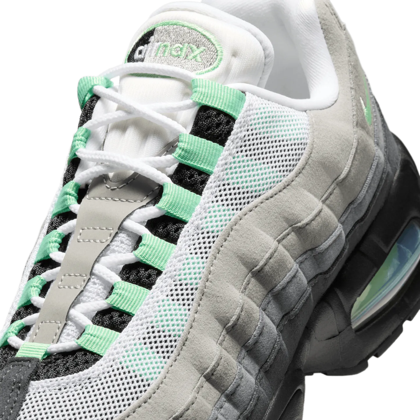 Nike Air Max 95 - Black/Green/White - Image 7
