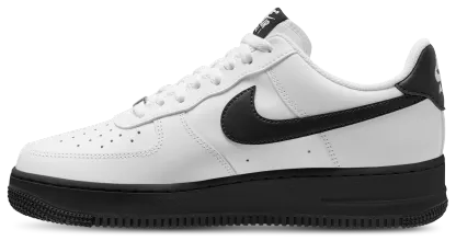 Nike Air Force 1 Low '07 - White/Black - Image 2