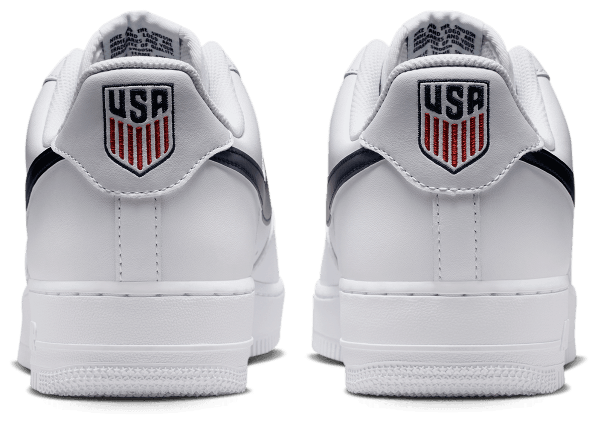 Nike Air Force 1 Low US - White/Midnight Navy/University Red - Image 3