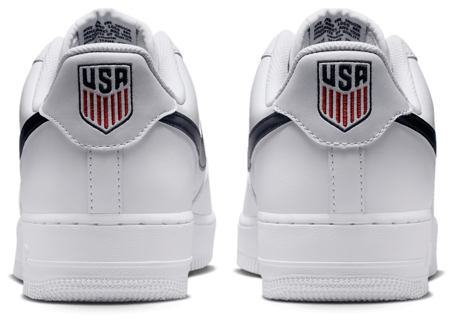 Nike Air Force 1 Low US - White/Midnight Navy/University Red - Image 3