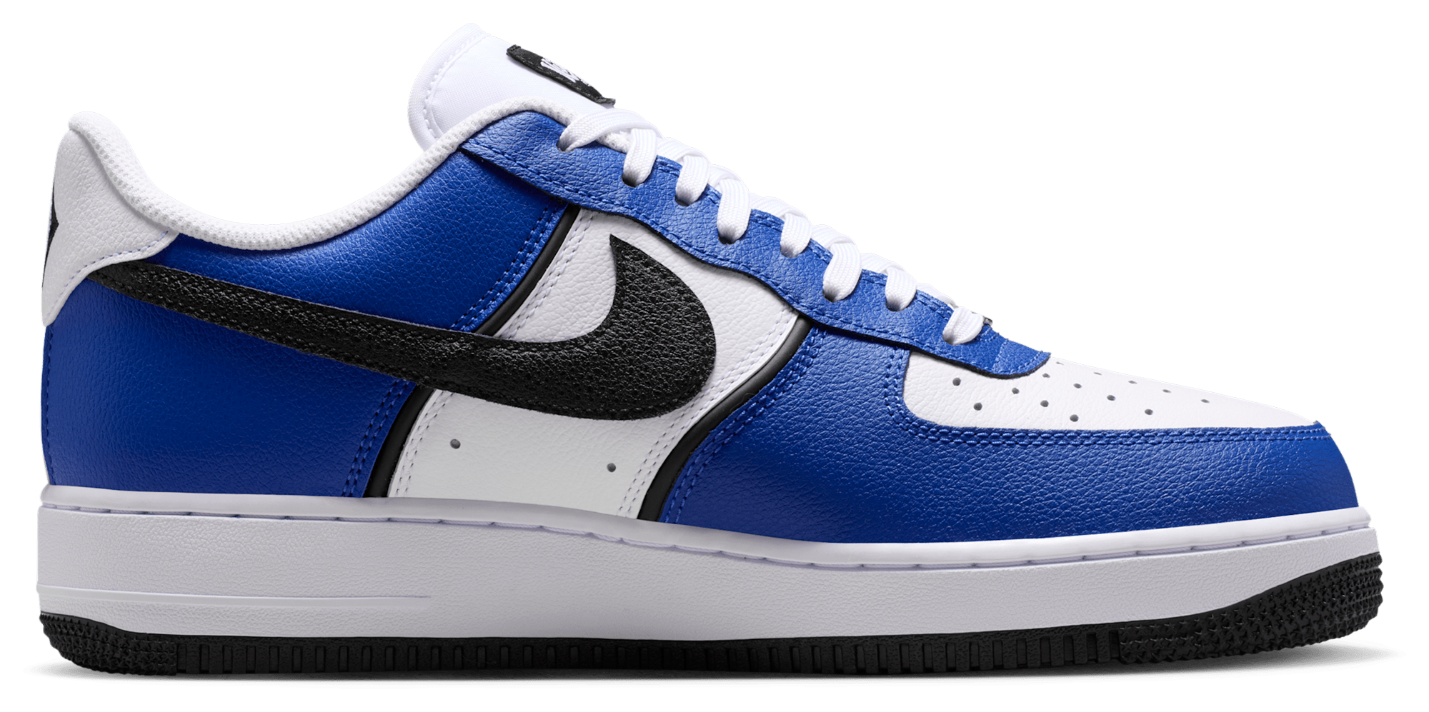 Nike Air Force 1 '07 LV8 - White/Black/Old Royal - Image 1