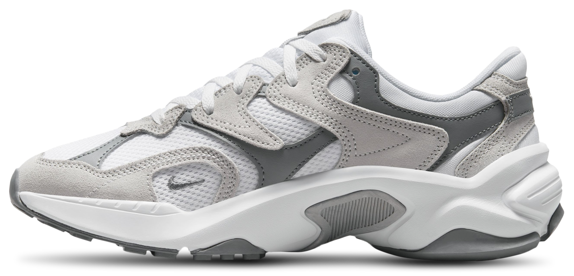 Nike AL8 - White/Metallic Silver/Smoke Grey - Image 2