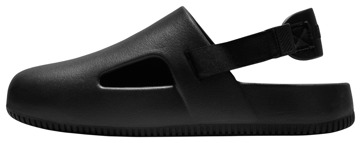Nike Calm Mules - Black/Black - Image 3