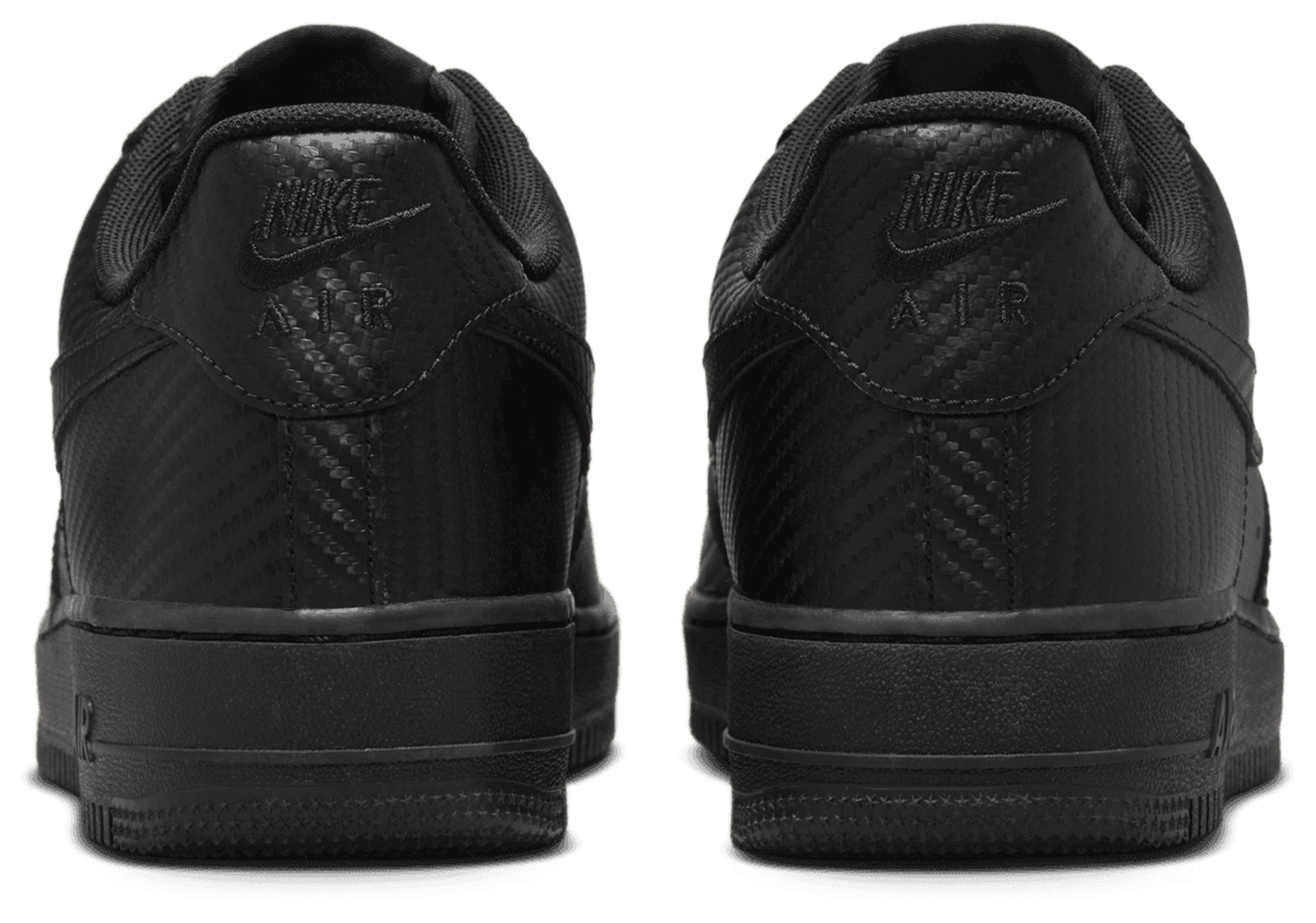 Nike Air Force 1 07 TWT - Black/Black - Image 3