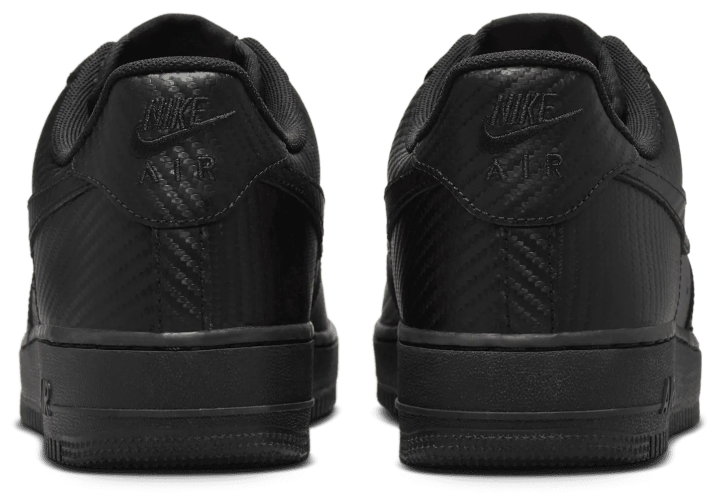 Nike Air Force 1 07 TWT - Black/Black - Image 3