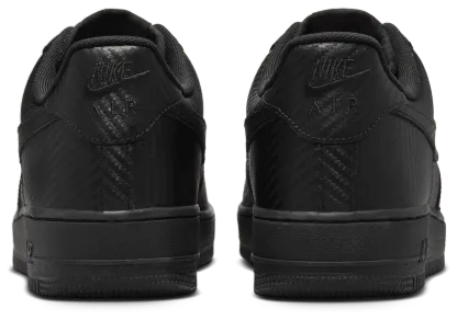 Nike Air Force 1 07 TWT - Black/Black - Image 3