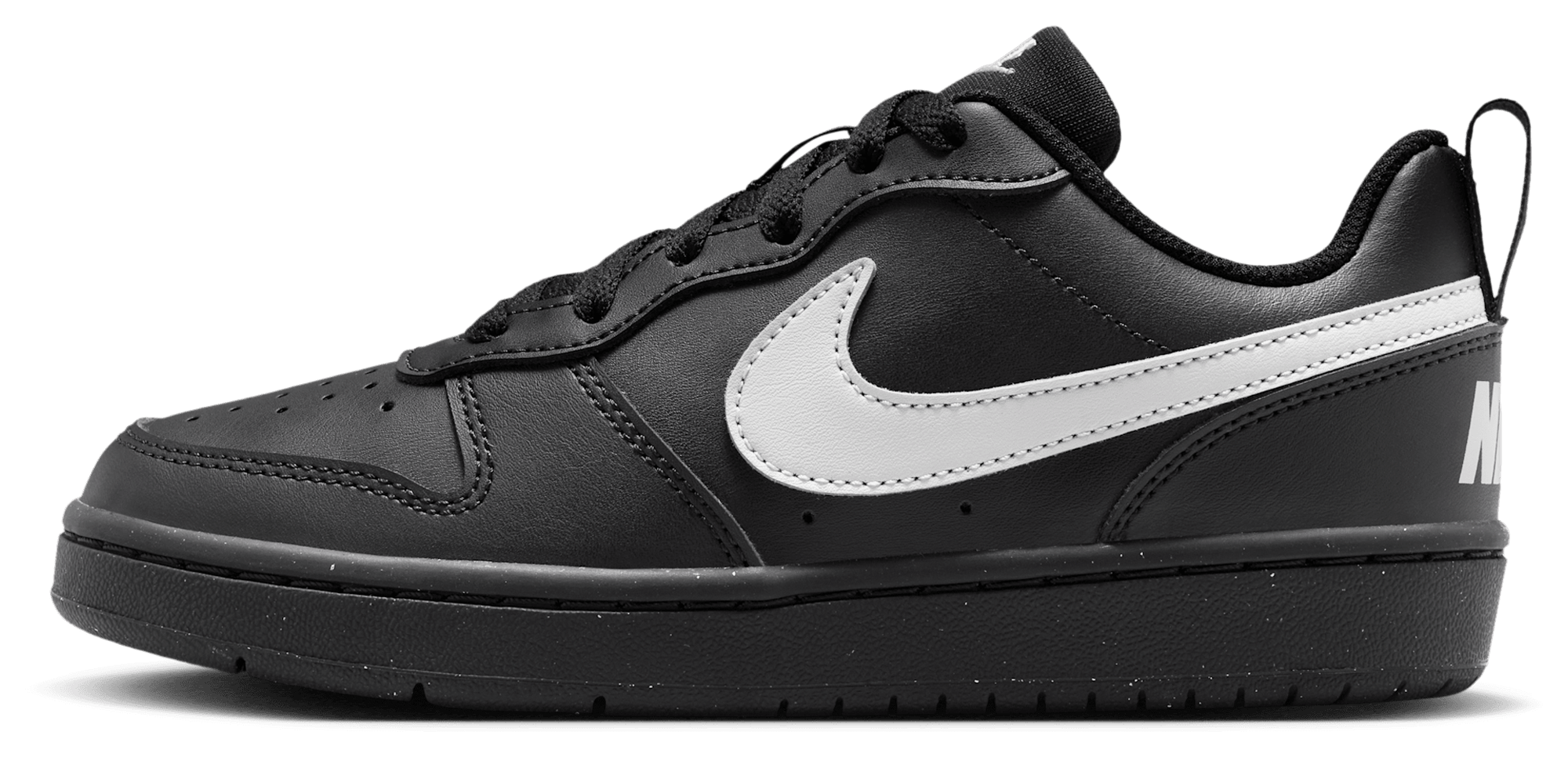Nike Court Borough Low Recraft 童款 - Grey Fog/Black/Black - Image 2