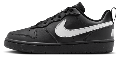 Nike Court Borough Low Recraft 童款 - Grey Fog/Black/Black - Image 2