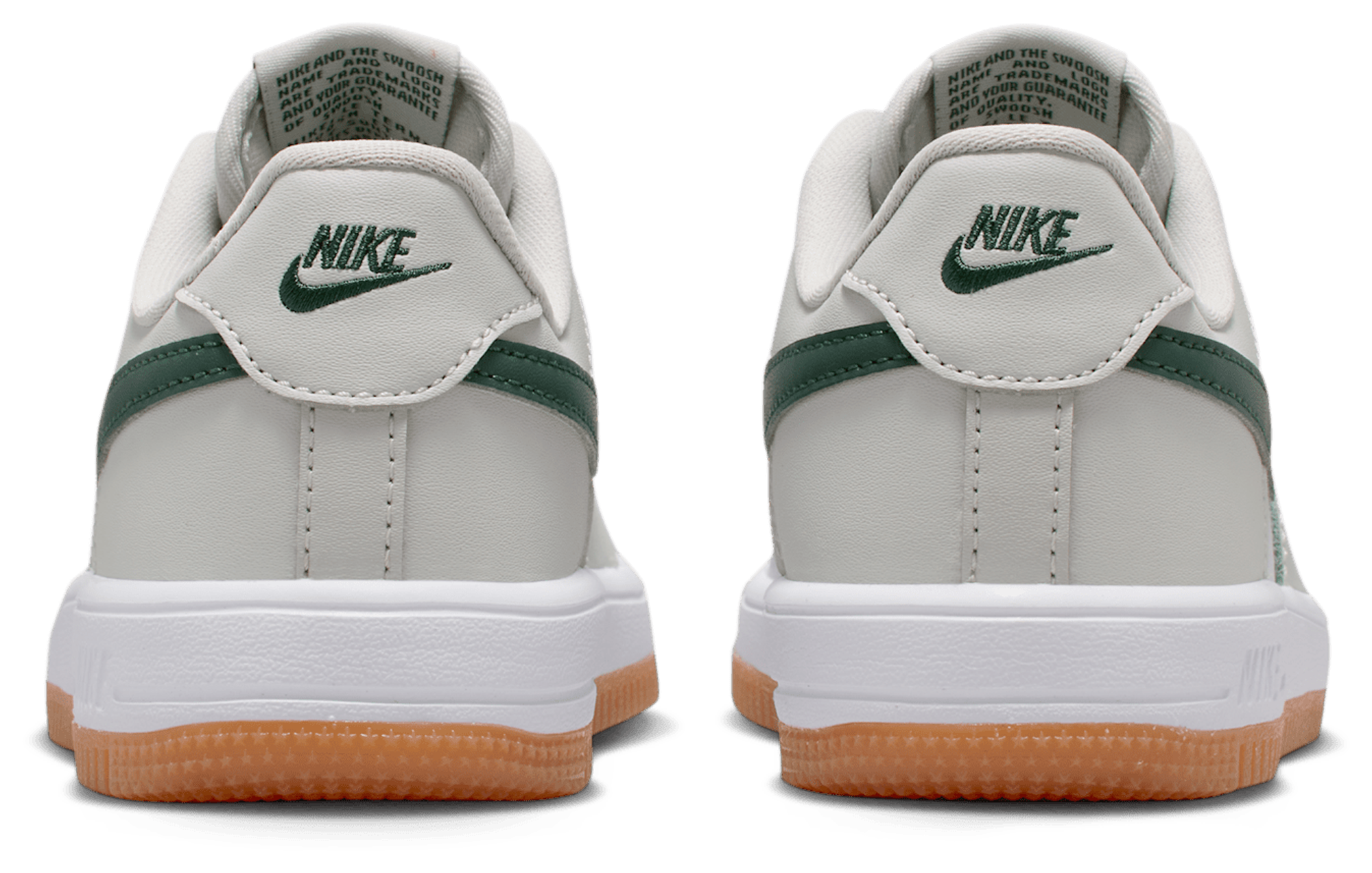 Nike Air Force 1 Low Lace 童款 - White/Photon Dust/Fir - Image 3