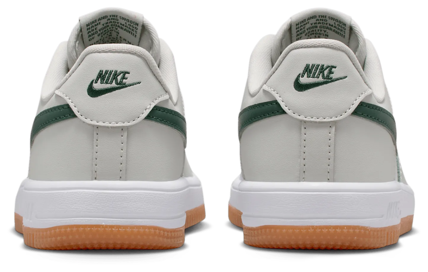 Nike Air Force 1 Low Lace 童款 - White/Photon Dust/Fir - Image 3