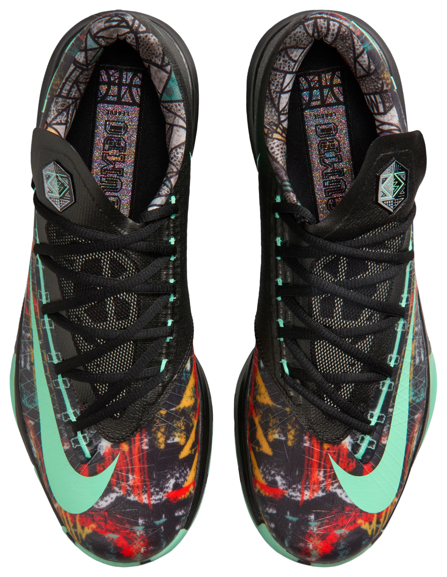 Nike Zoom KD 6 - Multi/Green Glow/Black - Image 4