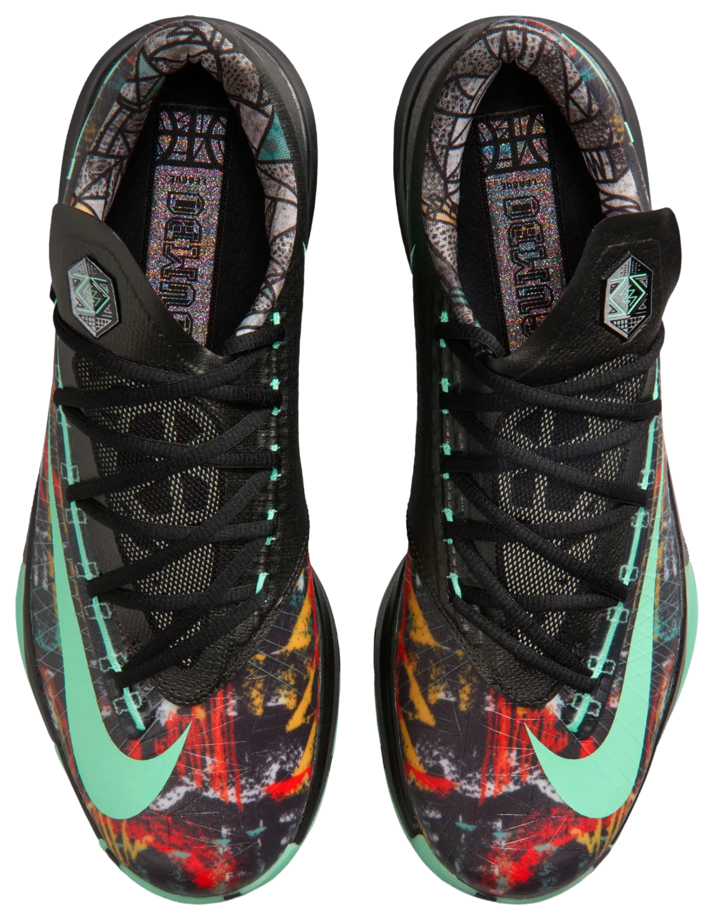 Nike Zoom KD 6 - Multi/Green Glow/Black - Image 4