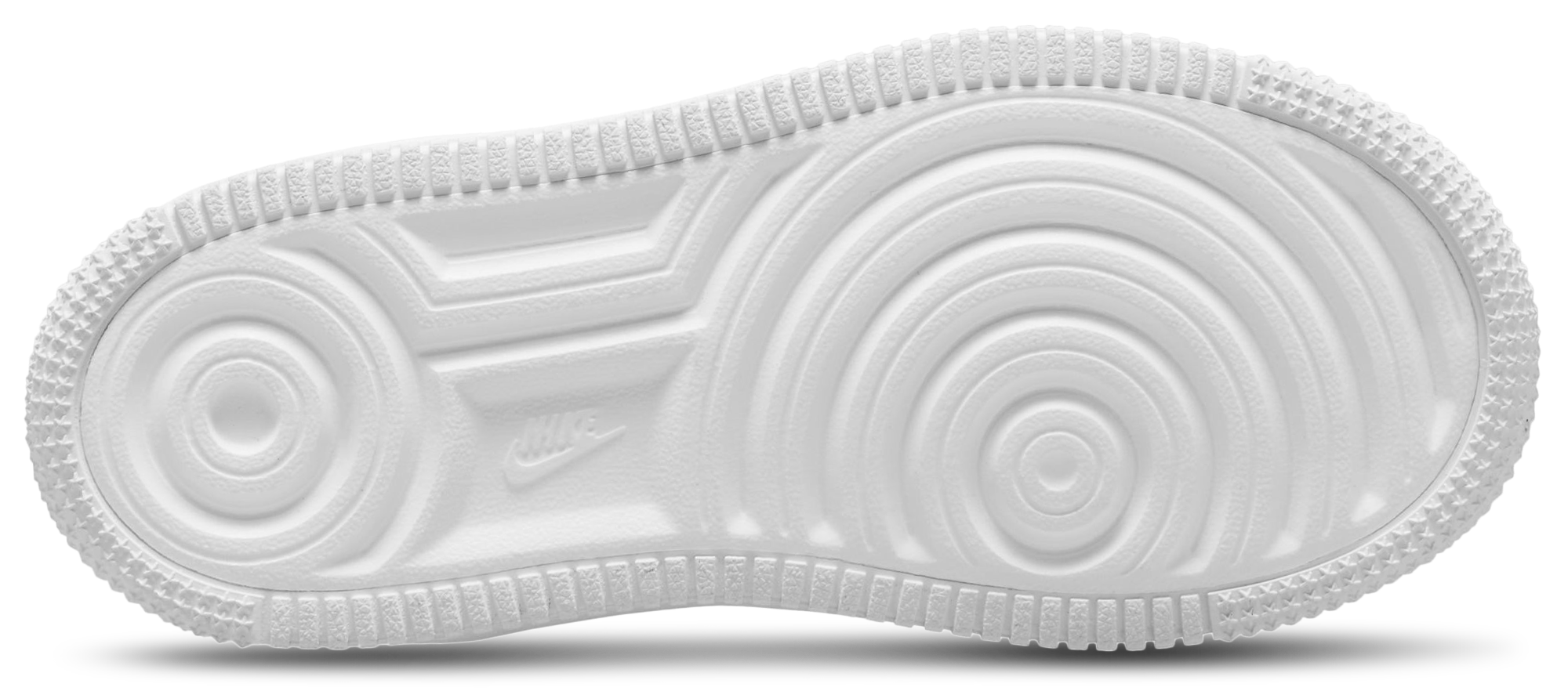 Nike Air Force 1 Low Lace 童款 - White/White - Image 4