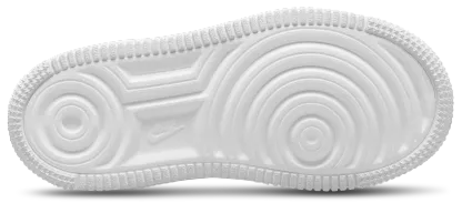 Nike Air Force 1 Low Lace 童款 - White/White - Image 4