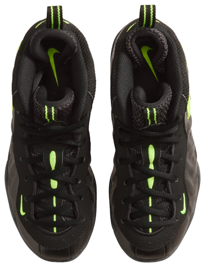 Nike Little Posite Pro 童款 - Voltage Yellow/Black - Image 4