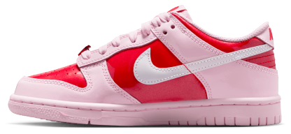 Nike Dunk Low Valentine's Day 童款 - Red/Pink Foam/Summit White - Image 2