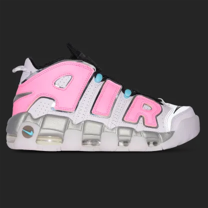 Nike Air More Uptempo - Pink/Silver - Image 6