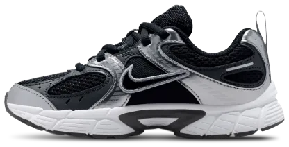 Nike V5 RNR Lace 童款 - Black/Metallic Silver/White - Image 2