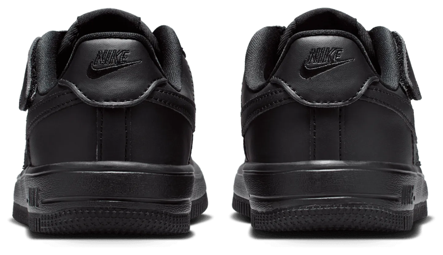 Nike Air Force 1 童款 - Black/Black - Image 3