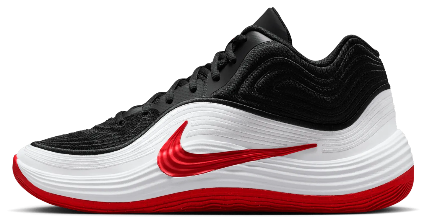 Nike Precision 8 Mid - Black/University Red/White - Image 2