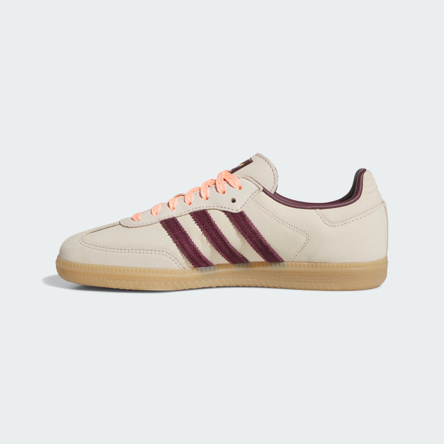 adidas SAMBA OG SHOES - Wonder White / Maroon / Frozen Turbo - View 8