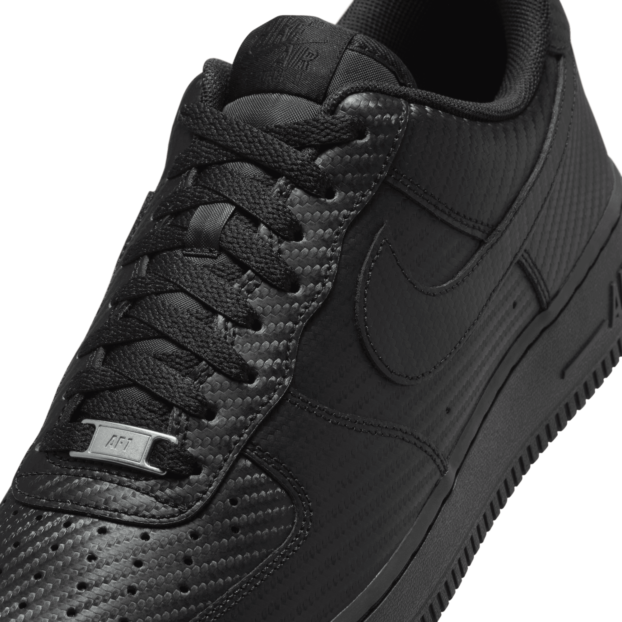 Nike Air Force 1 07 TWT - Black/Black - Image 7