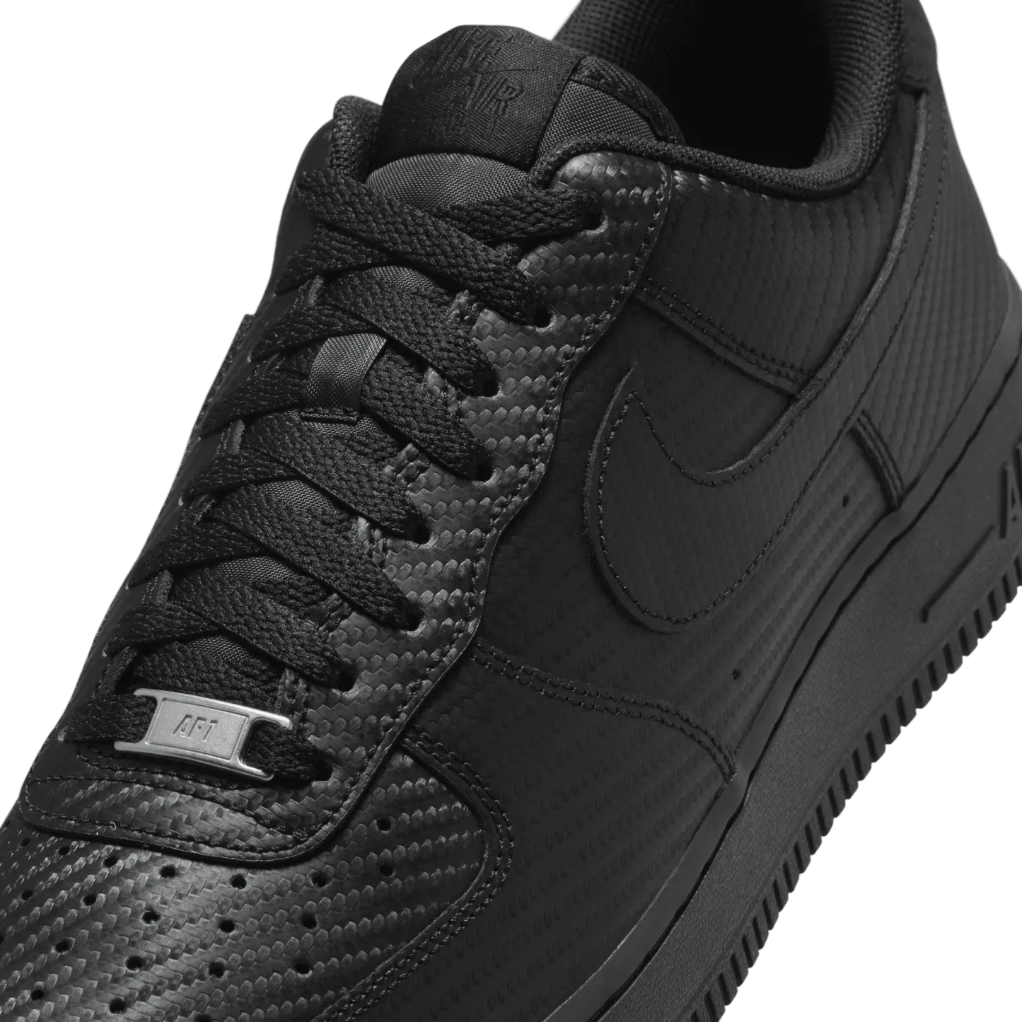Nike Air Force 1 07 TWT - Black/Black - Image 7