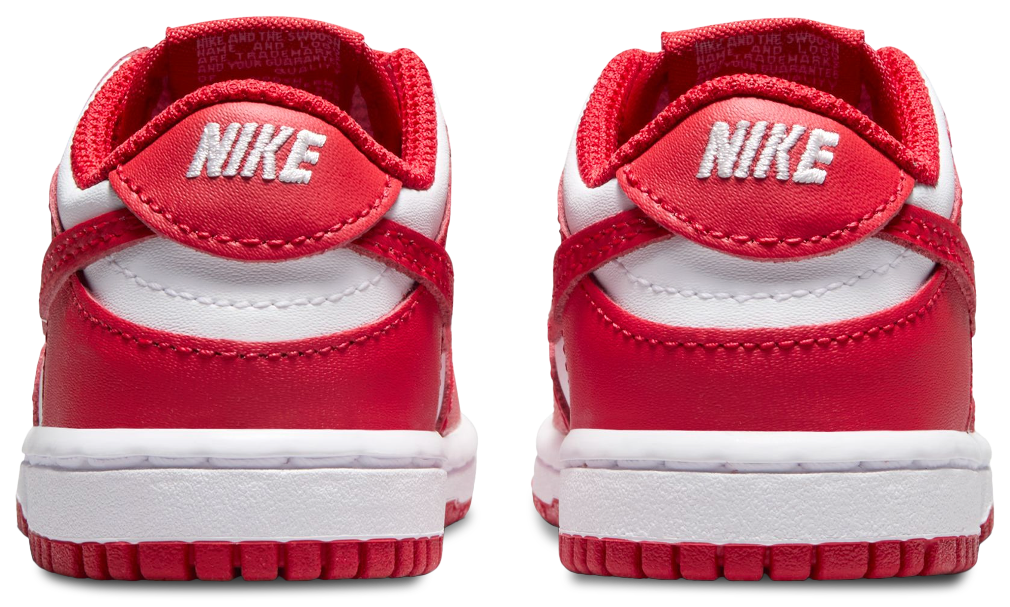 Nike Dunk Low 童款 - University Red/White - Image 3