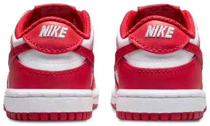 Nike Dunk Low 童款 - University Red/White - Image 3
