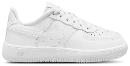 Nike Air Force 1 Low Lace 童款 - White/White - Image 1